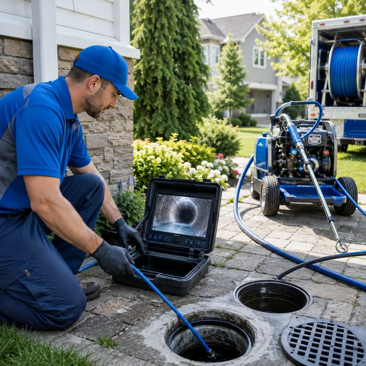 Outdoor drain cleaning professionals serving Cameron, OH
